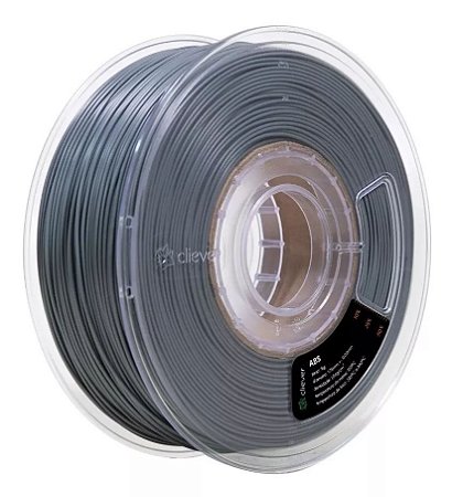 Filamento ABS Cinza | 1,75mm | 1Kg | CLIEVER