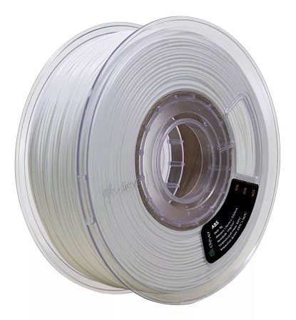 Filamento ABS Branco | 1,75mm | 1Kg | CLIEVER