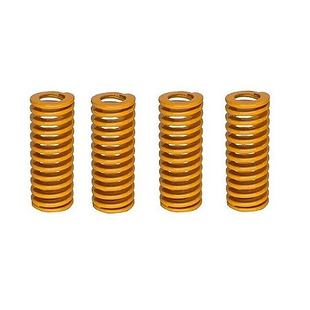 4x Mola Amarela 10x25mm