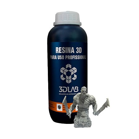Resina 3D Standard Cinza | 1Kg | 3D LAB