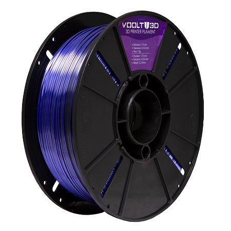Filamento PLA Duo Color Lilás e Preto V-Silk High Speed | 1,75mm | 1Kg | Voolt3D