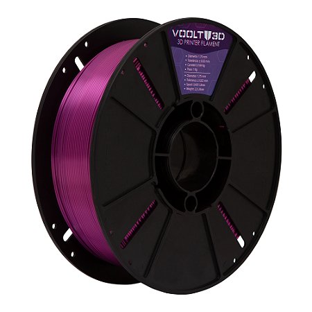 Filamento PLA Rosa Ametista V-Silk High Speed | 1,75mm | 1Kg | Voolt3D