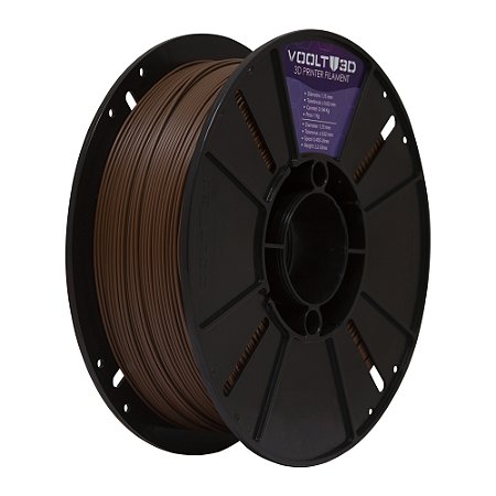Filamento PLA Marrom Velvet High Speed | 1,75mm | 1Kg | Voolt3D