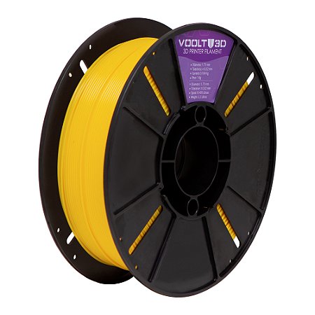 Filamento PLA Amarelo Velvet High Speed | 1,75mm | 1Kg | Voolt3D