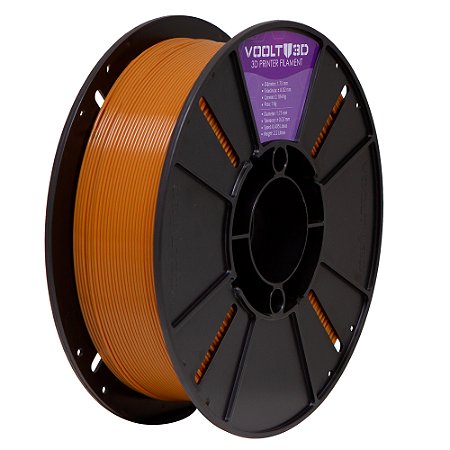 Filamento PLA Marrom Caramelo High Speed | 1,75mm | 1Kg | Voolt3D