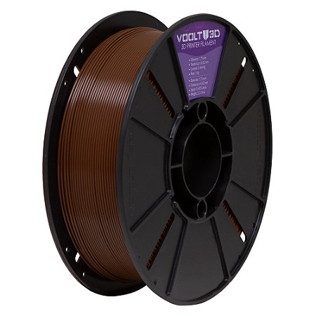 Filamento PLA Marrom High Speed | 1,75mm | 1Kg | Voolt3D