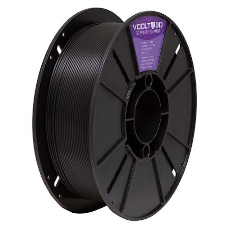 Filamento PLA Preto High Speed | 1,75mm | 1Kg | Voolt3D