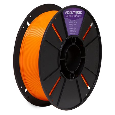 Filamento PLA Laranja High Speed | 1,75mm | 1Kg | Voolt3D