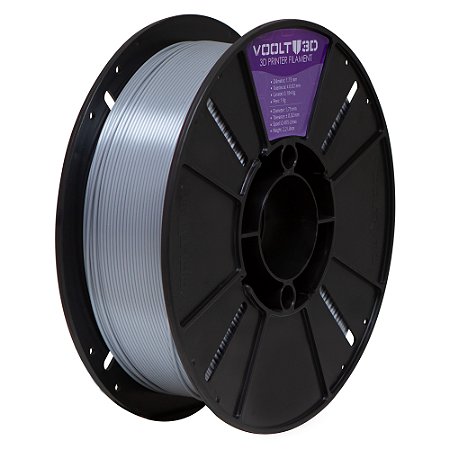 Filamento PLA Alumínio V-Silk High Speed | 1,75mm | 1Kg | Voolt3D