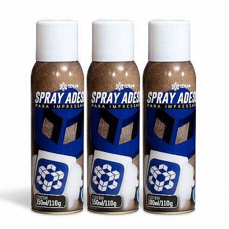 Kit Com 3 - Spray Adesivo 3D LAB