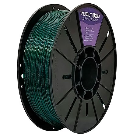 Filamento PLA Verde Urano Cosmos High Speed Premium | 1,75mm | 1Kg | Voolt3D