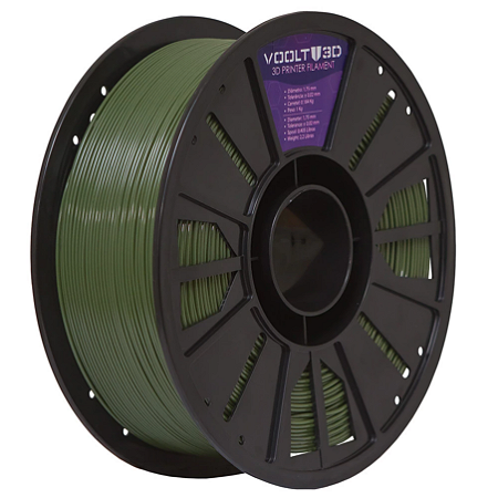 Filamento PETG HF Verde Oliva High Fluidity Premium | 1,75mm | 1Kg | Voolt3D