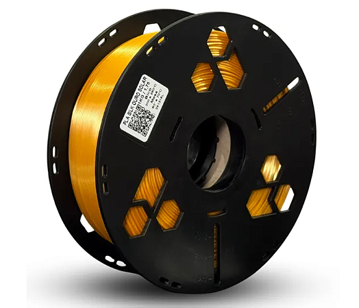 Filamento PLA Silk Dourado Solar | 1,75mm | 1Kg | Tríade 3D