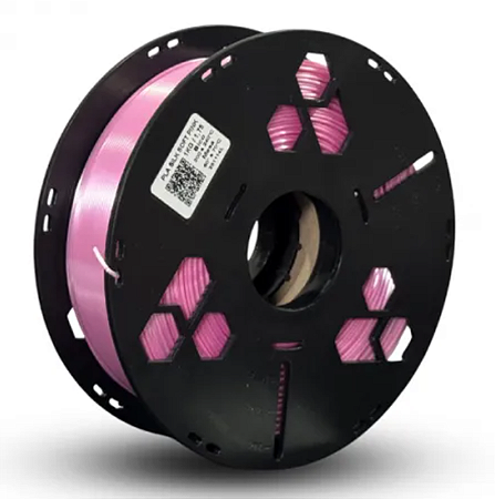 Filamento PLA Silk Rosa - Soft Pink | 1,75mm | 1Kg | Tríade 3D