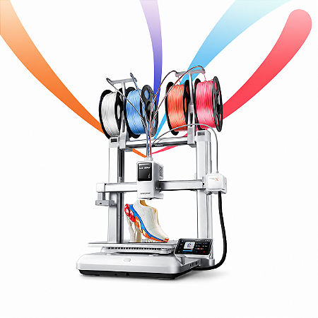 Impressora 3D Anycubic Kobra X Multicolor 4 Cores