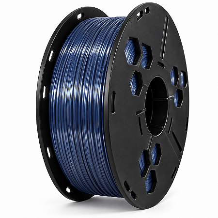 Filamento PLA Silk Azul Platina | 1,75mm | 1Kg | Tríade 3D