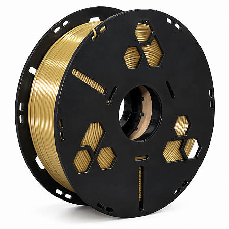 Filamento PLA Silk Ouro Velho | 1,75mm | 1Kg | Tríade 3D