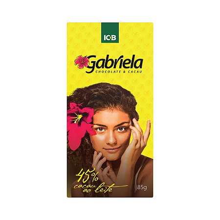 Gabriela 45% ao leite - Barra de 85g