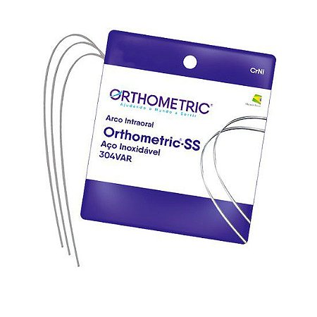 Arco Aço SS Stainless Redondo Superior .020 - Orthometric