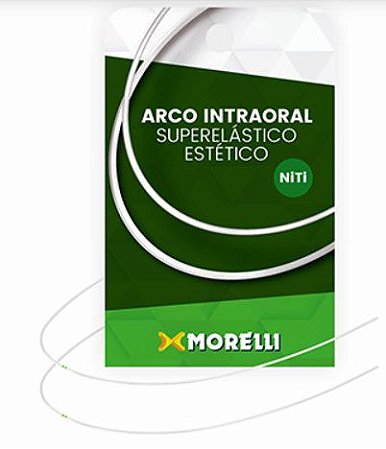 Arco Intraoral Estético Superelástico Grande NiTi Retangular .019"x.025" - Morelli