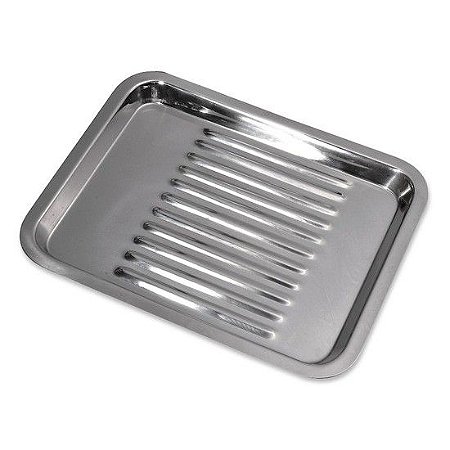 Bandeja de Inox c/12 Divisórias Tam. 22x17cm - Golgran