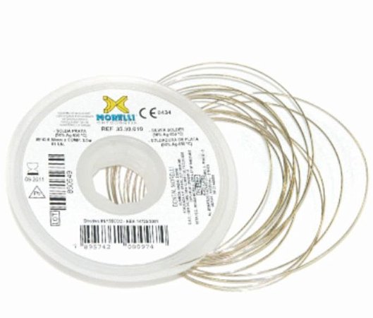 Solda de Prata em Rolo 0,5mm - Morelli