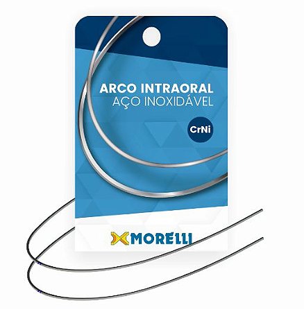 Arco Intraoral Inferior CrNi Retangular .016"x.022" - Morelli