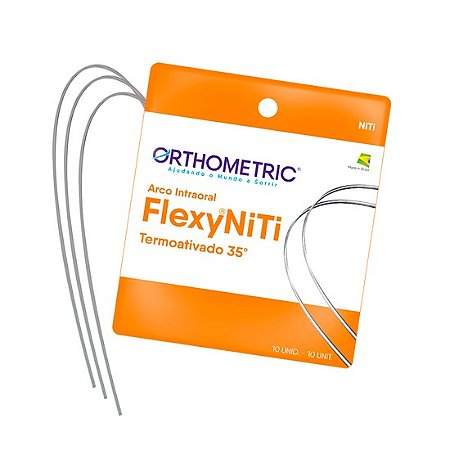 Arco Flexy NiTi Thermal 35° Retangular Superior .019x.025  - Orthometric