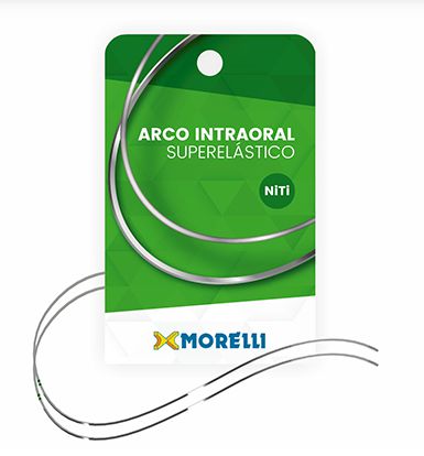 Arco Intraoral Curva Reversa SPEE Superelástico Médio NiTi Redondo Inferior .012" - Morelli