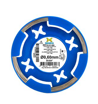 Fio Ortodôntico Duro Elástico CrNi Redondo Ø0,60mm (.024") - Morelli