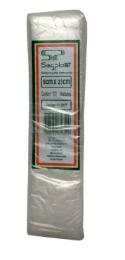 Saco Plástico Sacolé 4cmx23cm - Segplast