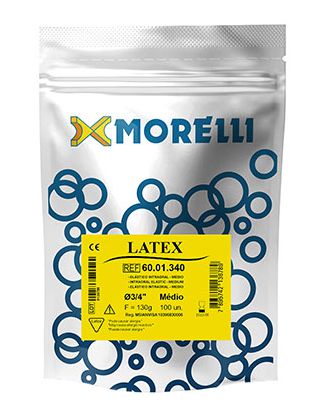Elástico Intraoral Látex Médio 3/4" - Morelli