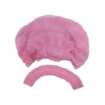 Touca Descartável c/ Elástico Rosa - Fava