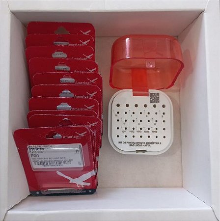 Kit Acadêmico Invicta Dentística I São Lucas/Afya - American Burrs