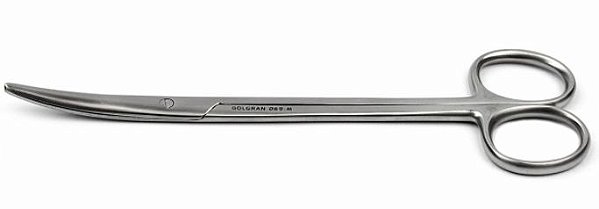 Tesoura Metzembaun Millennium 18cm Curva - Golgran