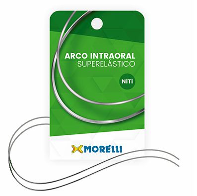 Arco Intraoral Curva Reversa SPEE Superelástico Médio NiTi Redondo .020" - Morelli
