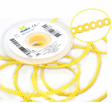 Elástico Corrente Curto Amarelo - Morelli