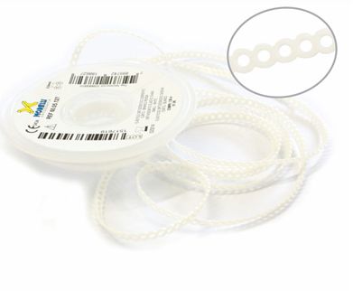 Elástico Corrente Curto Branco Renda - Morelli