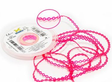 Elástico Corrente Longo Pink Cristal - Morelli