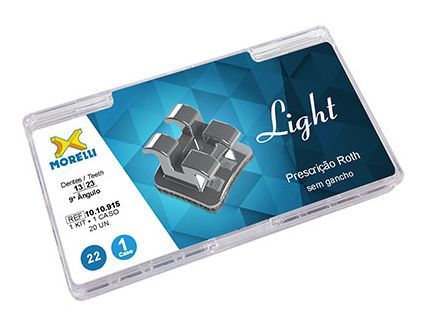 Kit de Bráquetes 01 Caso Roth Light 022 Can. 9º Ang. - Morelli