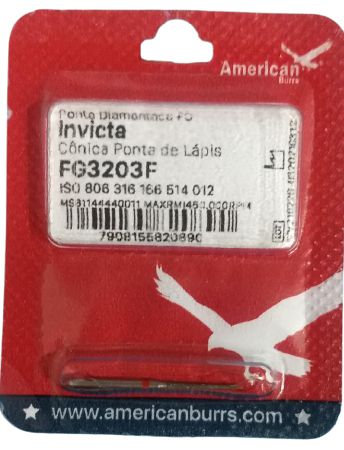Ponta Diamantada Invicta FG 3203F - American Burrs