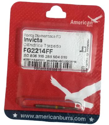 Ponta Diamantada Invicta FG 2214FF - American Burrs