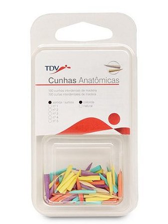 Cunhas Anatômicas Coloridas Sortidas - TDV