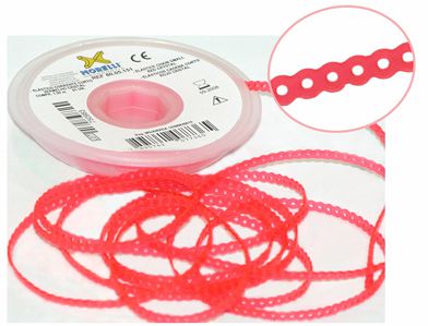Elástico Corrente Curto Vermelho Cristal - Morelli
