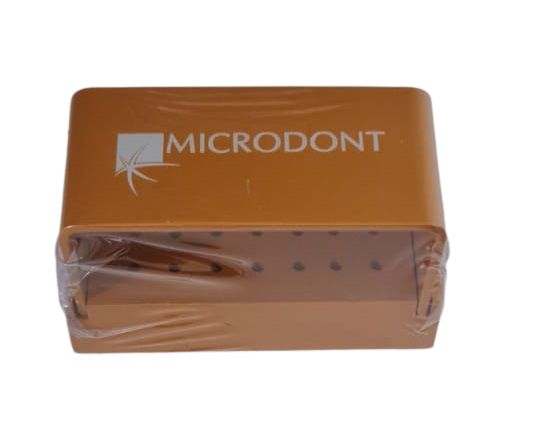 Broqueiro de Alumínio 21 Furos FG Dourado - Microdont