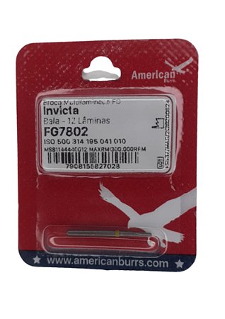 Broca Multilaminada 12 Lâminas FG 7802 Invicta - American Burrs