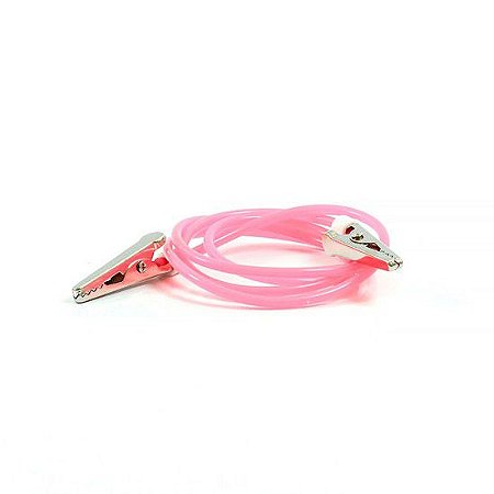 Prendedor de Babador Slim Fio SLC Rosa Fluorescente - Indusbello