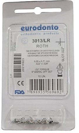 Tubo Simples Solda Roth 2º Molar Inf/Dir (47) - Eurodonto