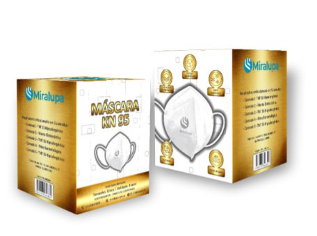 Máscara KN95 Cor Branca - Miralupa