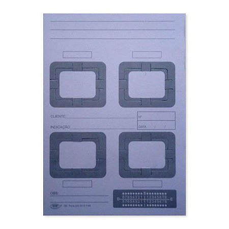 Ficha p/ Raio-X 4 Furos - Preven
